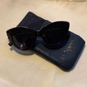 Le Specs Beautiful Stranger (Black Cat-Eye) Sunglasses